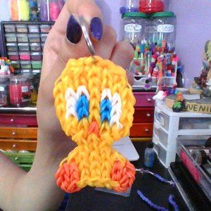 rainbowloom 2D tweety bird